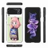 Anya Forger Mind Reading Phone Case For Samsung Z Flip 6 7 5G Z Flip 5 Galaxy Z Flip 3 4 5G ZFlip Shockproof Hard Cover TPU PC C