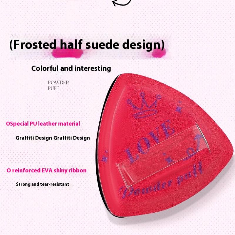 Multi-Use Makeup Ultra-Thin Brush Foundation Brush Triangle Powder Soft Puff Flat Head Beauty Tool Perfect For Face Contouring