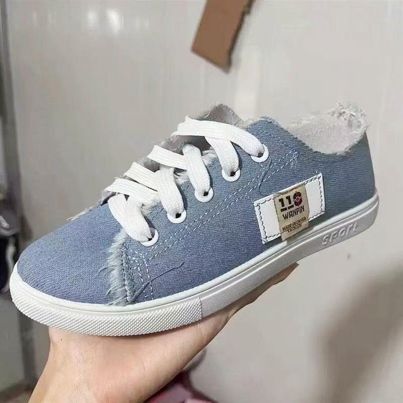 Stoffschuhe Frühling und Sommer neue Canvas-Schuhe Studentenschuhe weiche Sohle atmungsaktiv dünn lässige Sportschuhe