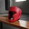 Boxing Headgear Thick Padding Fighting Arts Symbol Custom Print Padded Sparring Helmet for