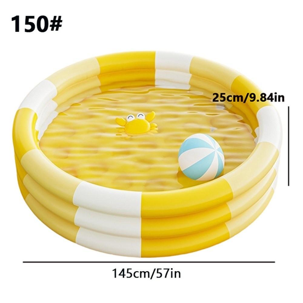 Relaxing Inflatable Pool Round Water Pool Thickened Baby Toddlers Swimming Pool  Indoor Outdoor