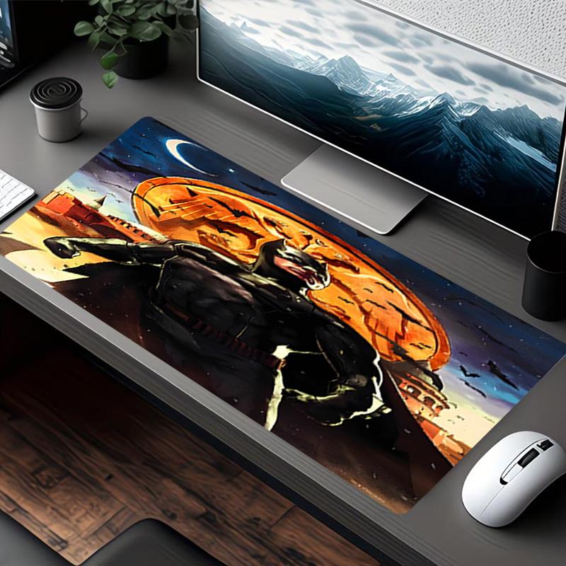 Batman Print Mouse Pad, for Keyboard Pad Laptop PC Mat for Office Home Use, Desk Decor, Perfect Birthday Gift for Gamers