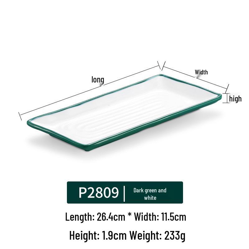 Kaibaiya Melamine Rectangular Sushi & BBQ Tray
