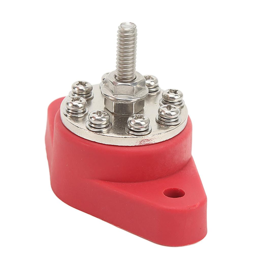 Distribution Junction Post 16 Terminal Block 1 4in M6 Battery Junction Post for Cars RVs Boats Trucks