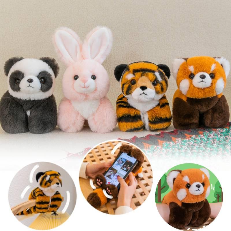 Adorable Plush Panda Hand Ring Toy For Children Soft And Cuddly Perfect Gift