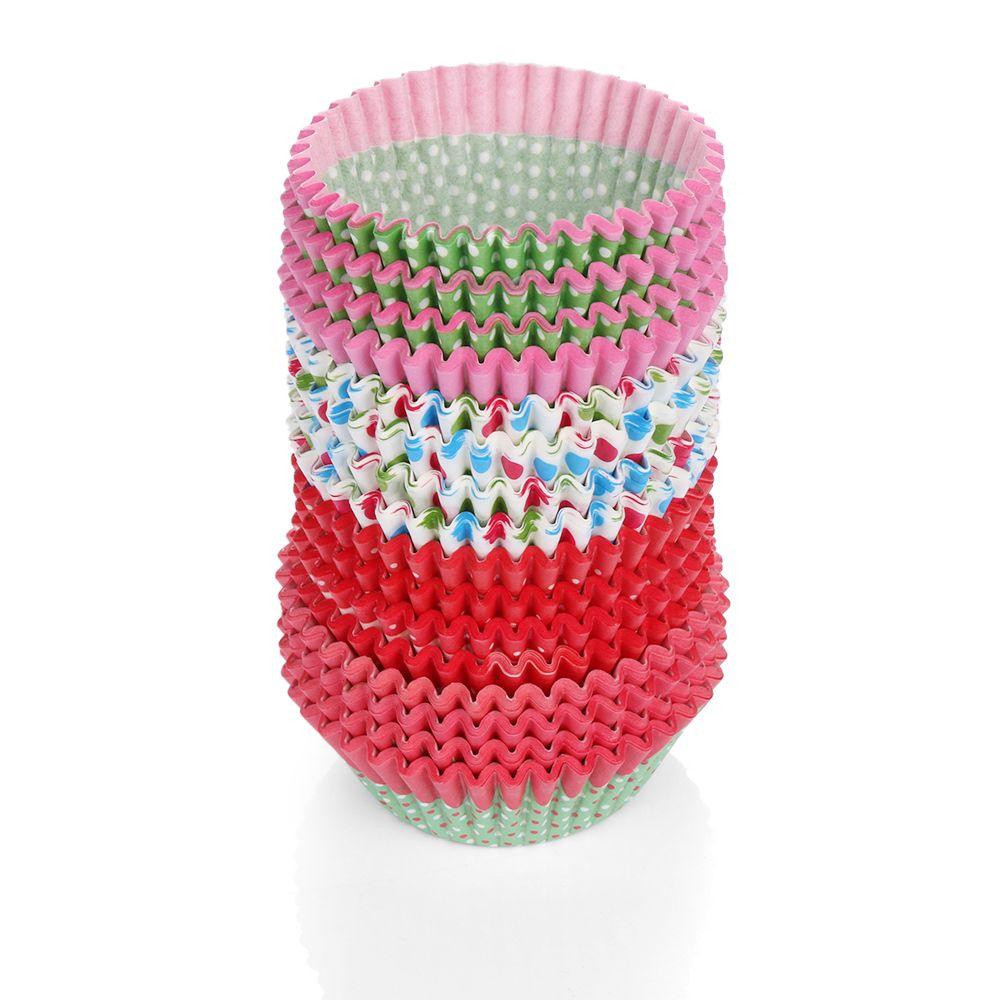 & Kitchen Liner Pastry Tools Cake Paper Cups Muffin Cases Cupcake Wrappers Santa Claus Christmas