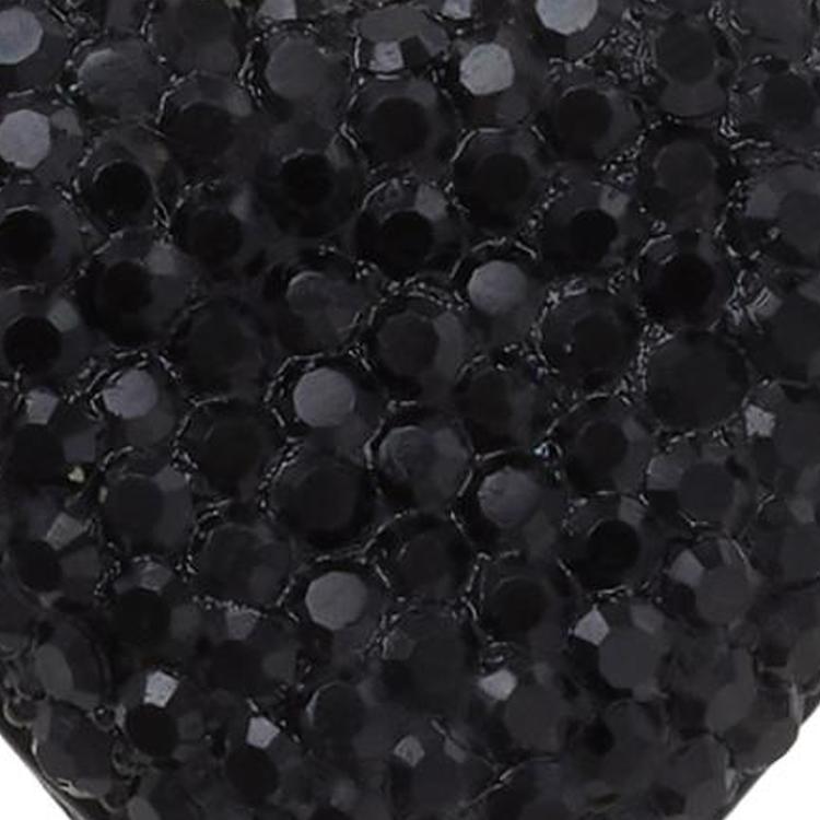 Crocs Solid Color Decorative Acrylic Fiber Shoe Accessories Unisex Black
