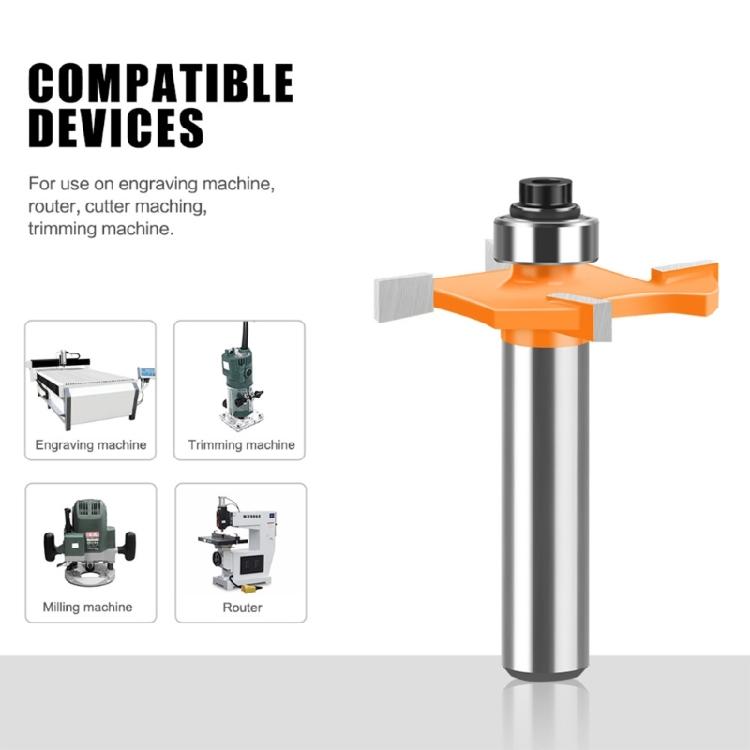 Multipurpose Router Bit Set for Wood Crafting 8mm Shank Disc Grooves Cutter with Accurate Ground Cutting Edges