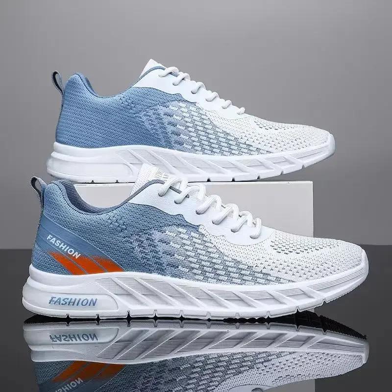 Fashion 2025 New Luxury Men's Mesh Breathable Lightweight Casual Shoes Versatile Youth Soft Sole Running and Sports Shoes sneakers men