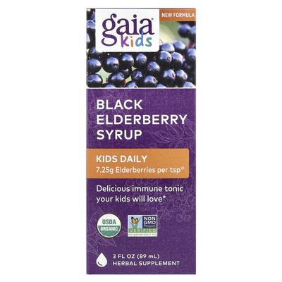 Sirop de Sureau Noir pour Enfants, 89 ml (3 fl oz)