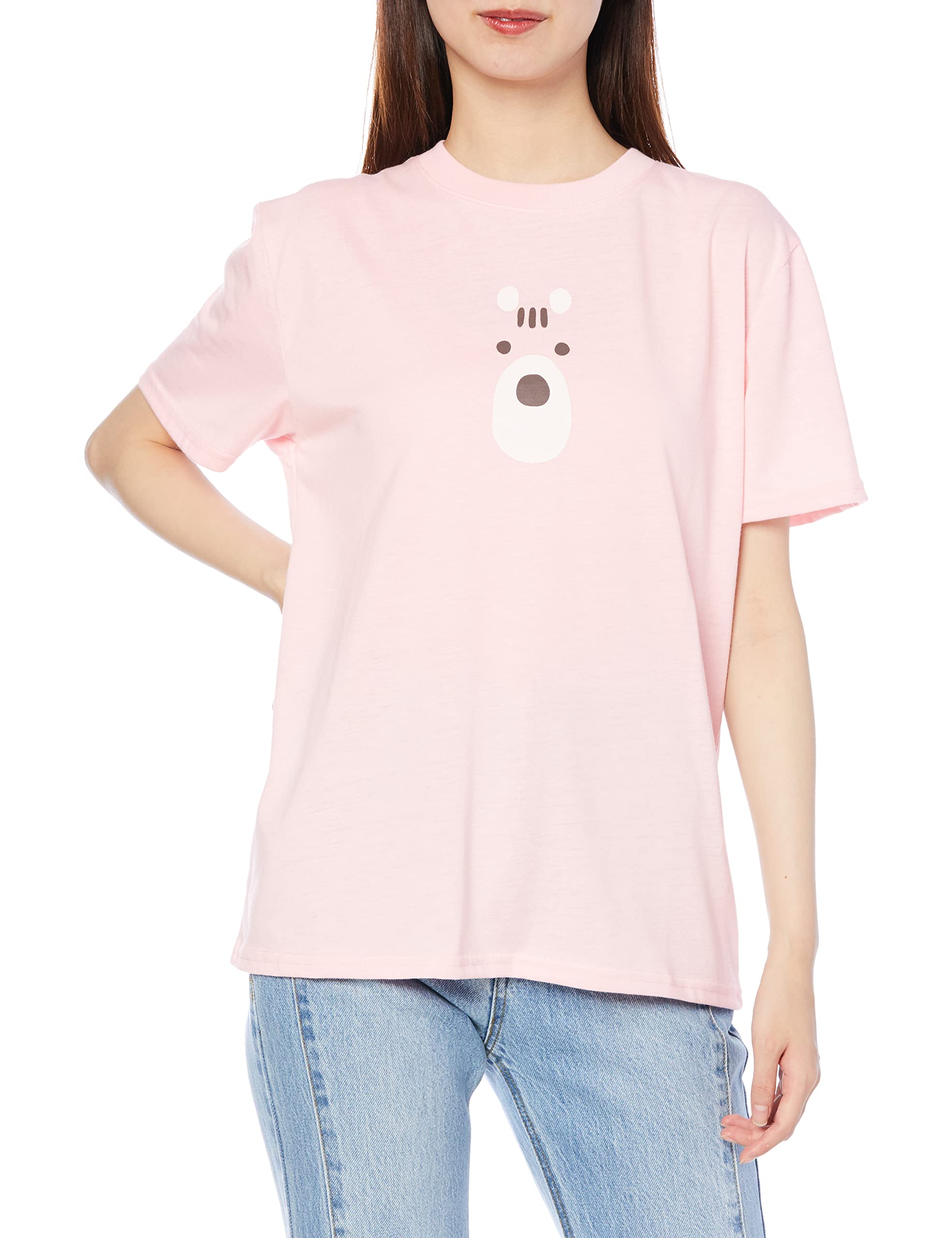 

Короткая футболка Bonobono Old Man Who Puts It M [Bonobono], Dress-up, Sleeve, Goods, Chipmunk-kun, Raccoon-kun, Up, Womens