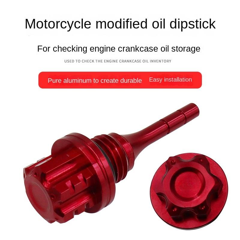 1pcs Motorcycle Engine Oil Dipstick Filler Cap Plug CNC Aluminum Alloy Motorcycle Accessories for GY6 BWS 125CC