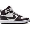 Nike Court Borough Mid 2 PS Sail Burgundy Ash Kids Sneakers Black White CD7783-126
