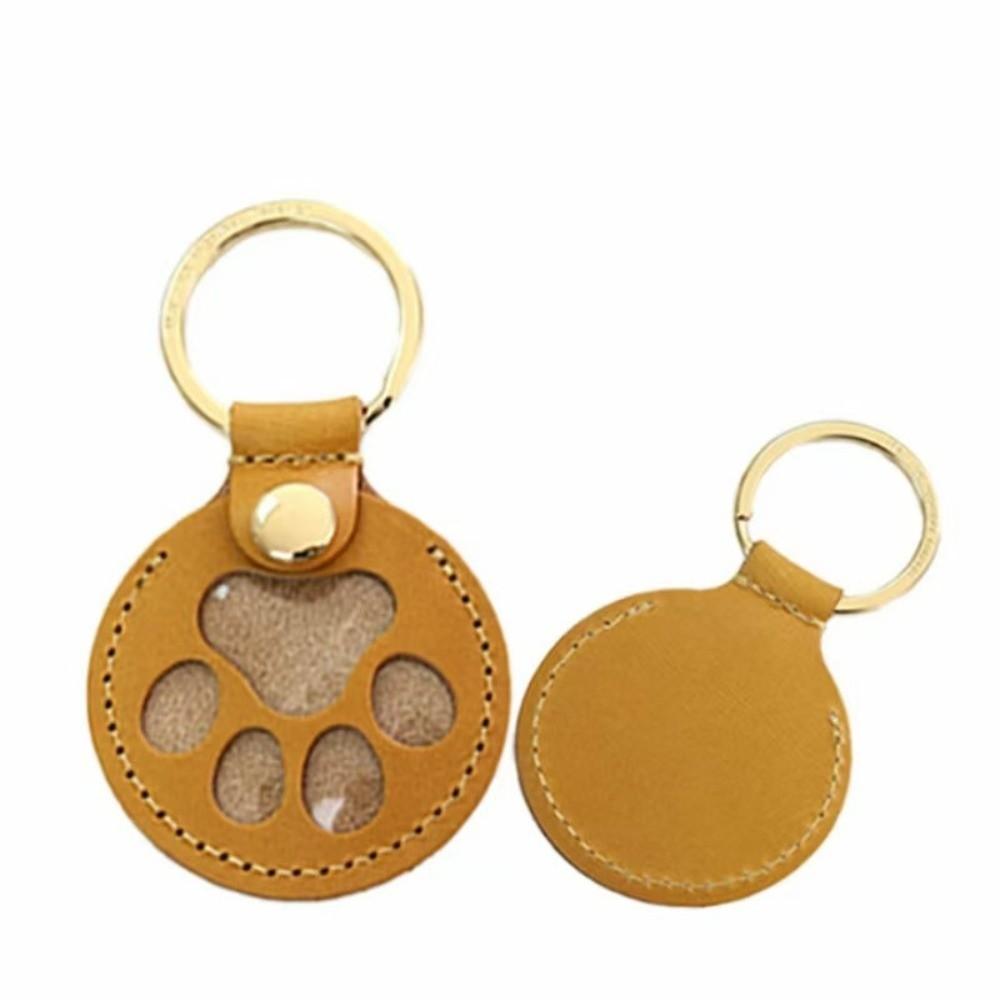 

Брелок с шерстью питомца Брелок Кошачья Собачья Лапа Подвеска Мешочек для хранения шерсти питомца Декор для рюкзака StyleB Yellow