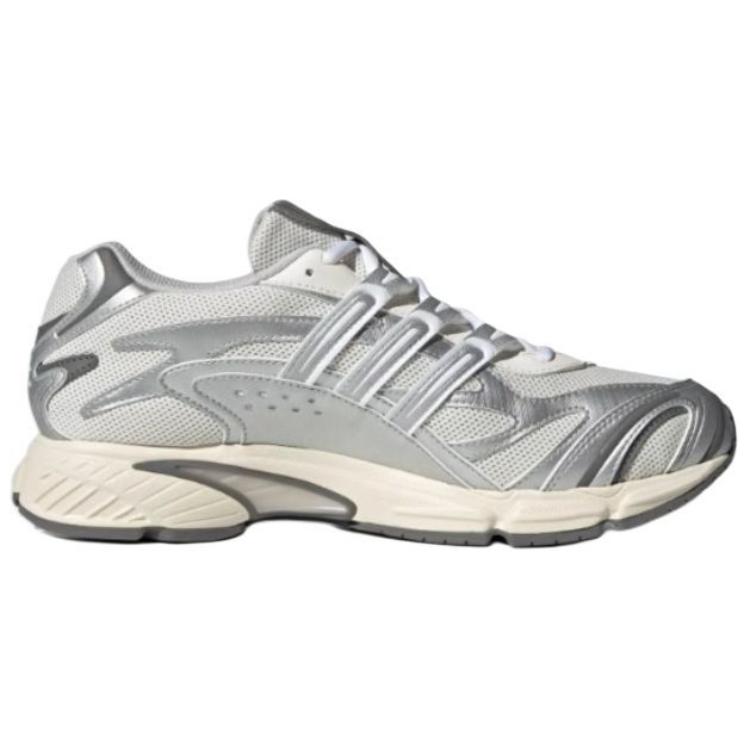 Adidas Originální Temper Run 2.0 Protiskluzové Odolné Nízké Masivní Tenisky Unisex Bílé Stříbrné Tenisky JR9557