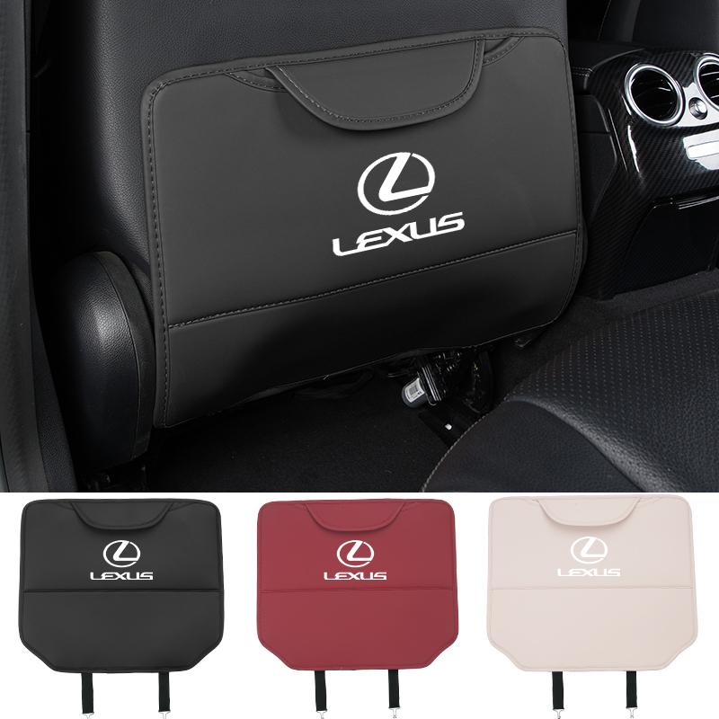 2026 Hot Interior Stickers Car Seat Anti-Kick Pad Seatback Storage Protector Cover Accessories For Lexus CT ES GS NX IS250 CT200