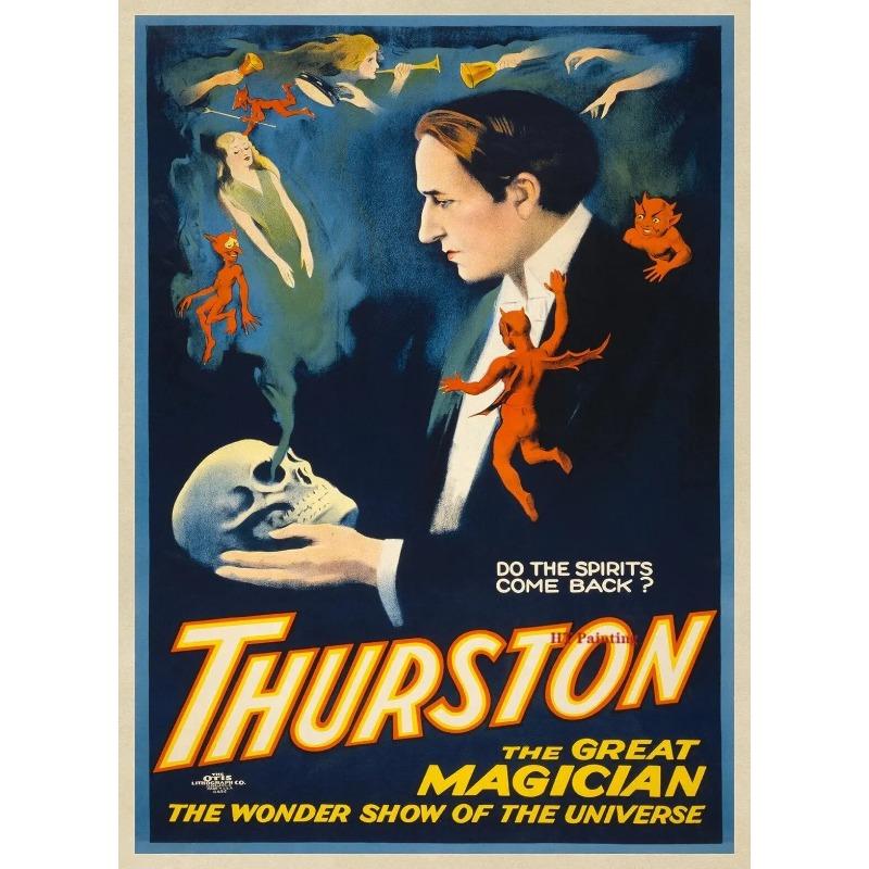 

Винтажные цирковые принты с магическими шоу, плакат с татуировкой фокусника Келлара и капитана Костентенуса, настенные картины на холсте, уникальный дом 21cm×30cm NoFrame