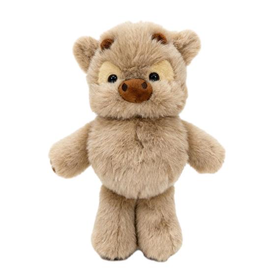 Плюшевая игрушка «Корова Хайленд» Мягкий бегущий теленок 35cm светло-коричневого