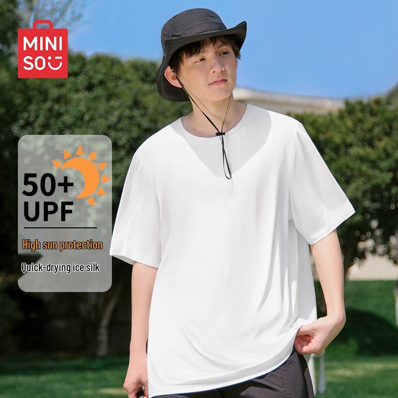 MINISO Men s Ice Silk UPF50+ Sun Protection T-shirt L