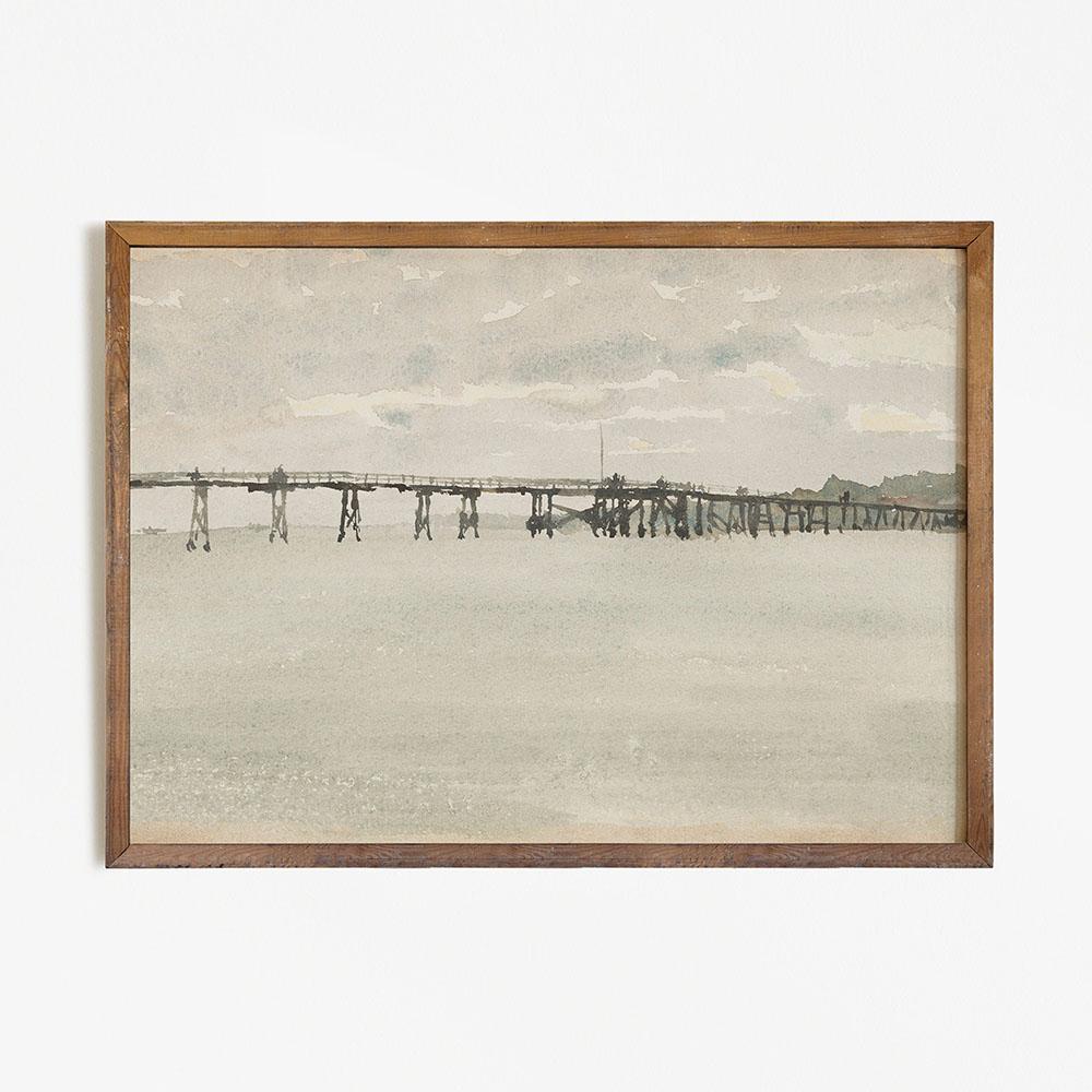 Vintage Gallery Wall Art Canvas Painting Antique Retro Poster And Print Oil Landscape Moody Decoration Picture For Living Room