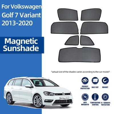 For Volkswagen VW GOLF 7 Variant 2012-2020 Magnetic Car Sunshade Visor Front Windshield Frame Curtain Rear Side Window Sun