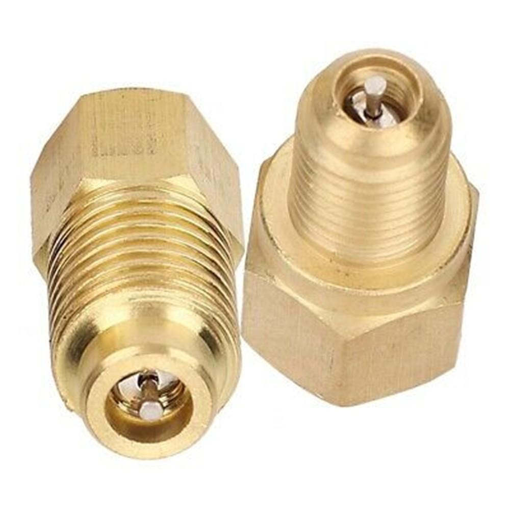 

2 адаптера R1234yf з латунною котушкою R12 R22 R134a 1/4” SAE 1/2” ACME 2pcs