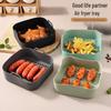 Air Fryer Silicone Baking Tray - Easy Clean, Round Silicone Mat for Household Use