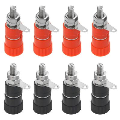 10 Stück Klemmen mit Polklemmen 4mm Bananensteckerbuchse 4mm Klemmenanschluss für Verstärker Arduino