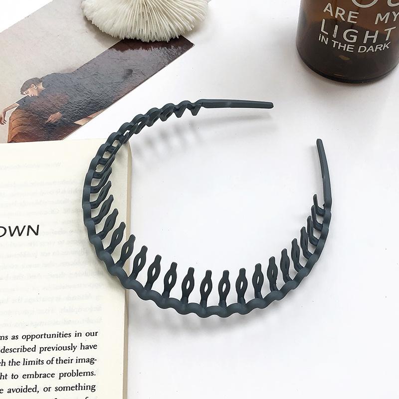 

AISHG Волнистая зубчатая повязка для волос Женская модная прозрачная матовая акриловая повязка на голову Корейская нескользящая дуга Повязка для волос Аксессуары для волос для девочек