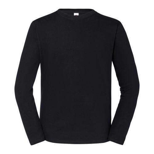 Fruit of the Loom Unisex Adult Iconic 195 Plain Long-Sleeved T-Shirt