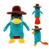 25cm Platypus Plush Toy Perry the Platypus Stuffed Animals Soft Plushie Dolls Cartoon Animals Cosplay Pillow Christmas Gifts