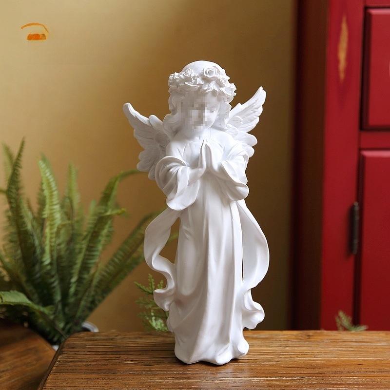 Europäische Klassische Engels Gartenkunst & Geschenk Dekoration