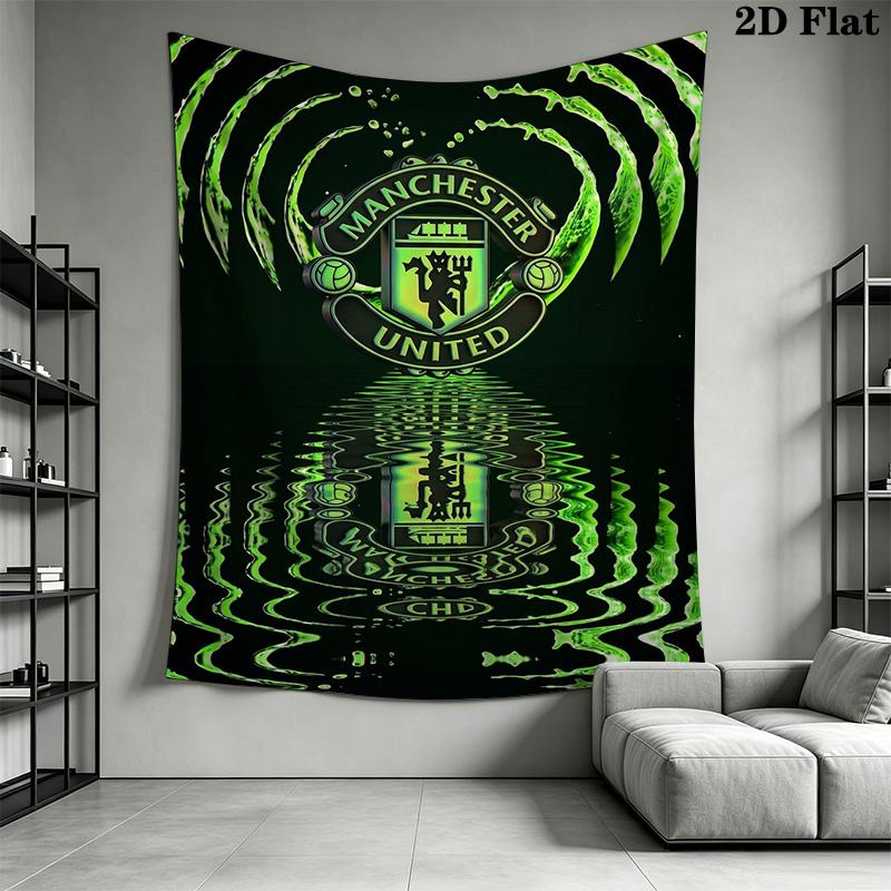 Manchester Logo Threepiece Set 1 Duvet Cover 2 Pillowcase Without Core Duvet Cover And Pillowcase Soft And Comfortable