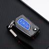 ABS Carbon 2 3 4 Buttons Car Key Case Cover For Toyota Hilux Corolla Avensis Prado Fortuner RAV4 CHR Shell Accessories