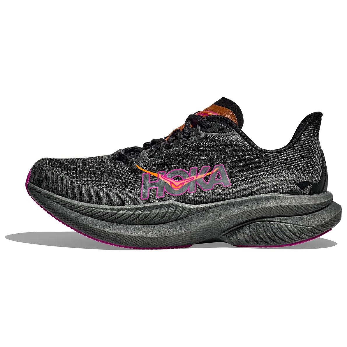 

Hoka One One Mach 6 Comfortable Slip-Resistant Durable Rebound Low-Top Running Shoes Women Running Shoes Black 1147810-BKFS 37