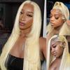 Hot-selling Front Lace Wig In Europe and America, Women's Beige Long Natural Full Hair Cover Lace Frontal Wig