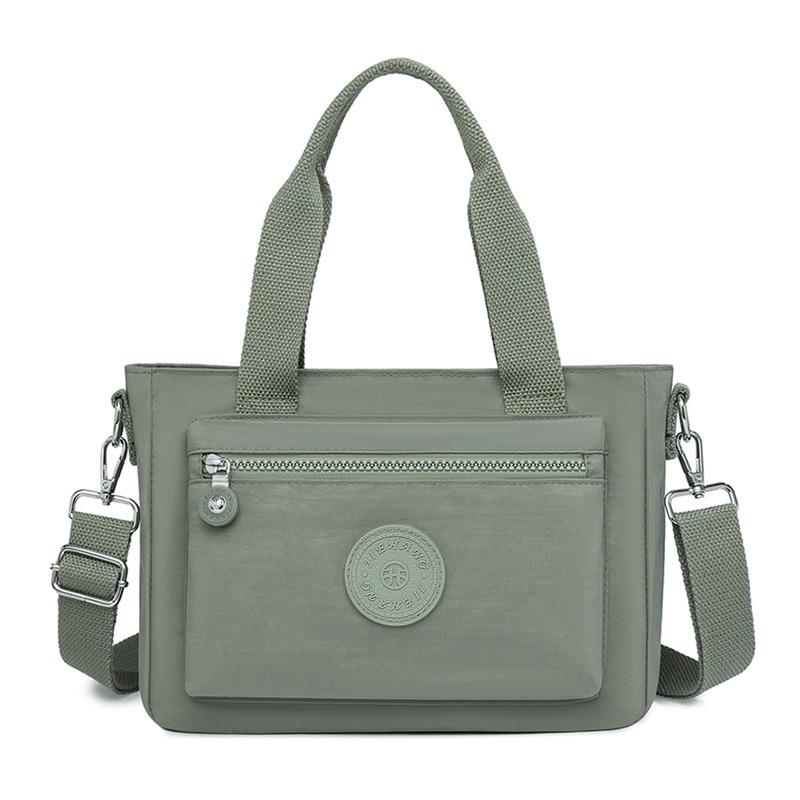 Nova moda de verão simples bolsa de ombro portátil de grande capacidade bolsa de pano bolsa mensageira casual leve