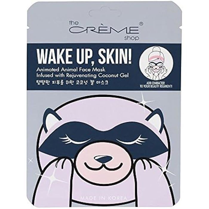 Masque Visage - The Creme Shop - Réveil, la peau! - Animal animé - 1 Count - Vegan