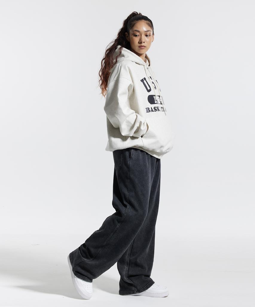 CREAM SODA LAB Pigment Wide String Pants Black