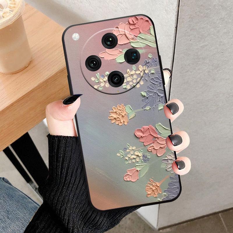 For OPPO Find X8 Pro Case Shockproof Protective Shell Coque For OPPO Find X8 Pro 5G Phone Case Soft TPU Silicone Back Cover