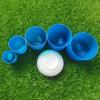 5Pcs Fishing Live Baits Box Breathable Holes Design Compact Lightweight Portable Fishing Lures Box with Lid Baits Case