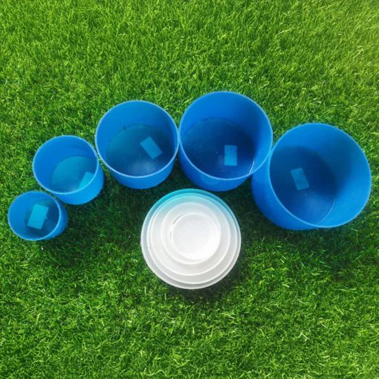 5Pcs Fishing Live Baits Box Breathable Holes Design Compact Lightweight Portable Fishing Lures Box with Lid Baits Case