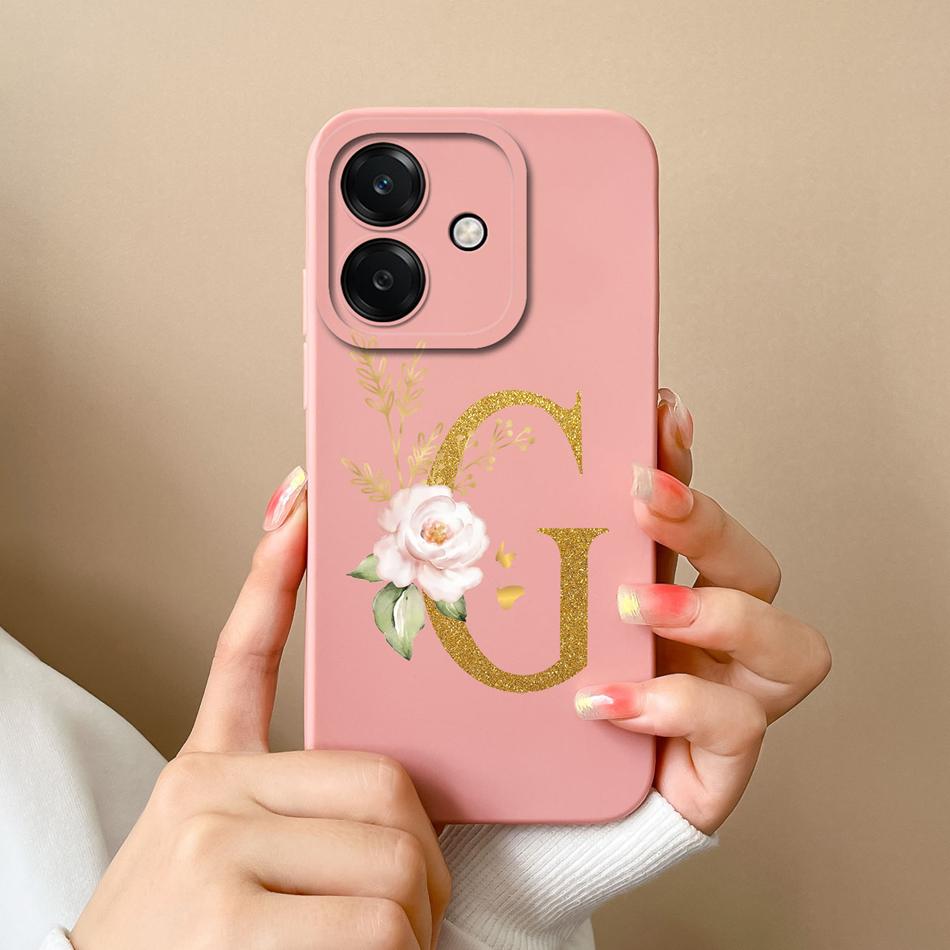 For Oppo A40 A40m A60 A80 Case Simple Letters Soft Liquid Silicone Anti Drop Phone Back Cover For Oppo A 60 4G 5G Couple Bumper