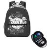 Don't Worry I Have A Plan Dice Student Backpack School Bag Hiking Travel Daypack for Men Women Fashion Bookbag Shoulder Bags