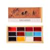 Hohe Sättigung Aquarellfarben Set Helle Pigmente Leicht Auswaschbar Aquarellfarben Set Ideal für Landschaft Porträt Erstellung