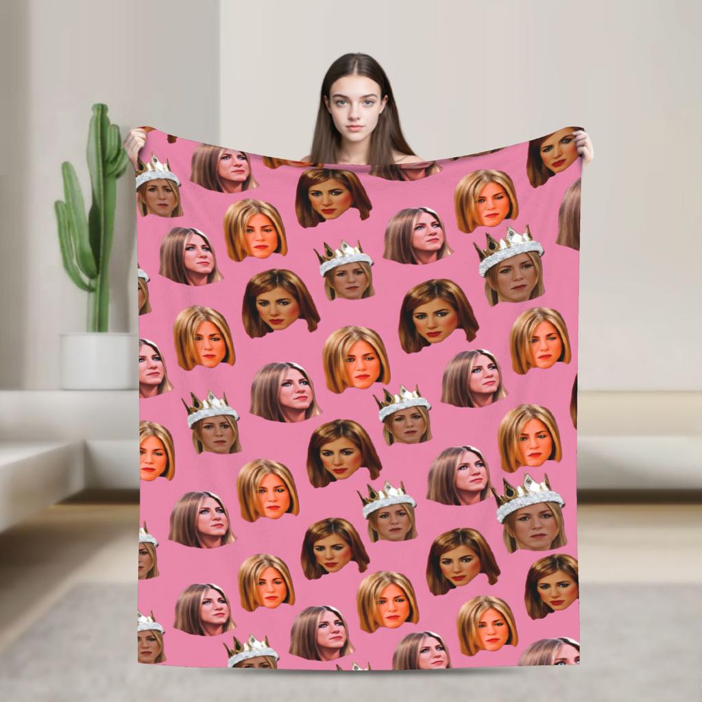 Friends Television Cartoon Blankets Warm Soft Plush Throw Blanket For Couch Bed Travel Office Flannel Bedspread Bed Cover