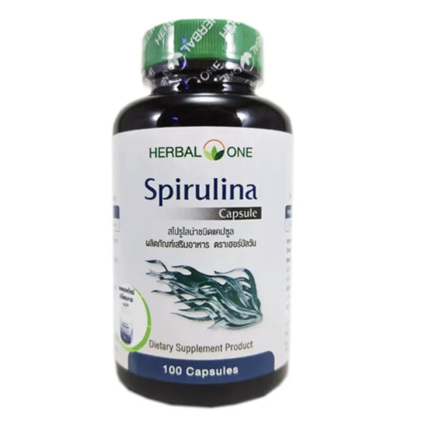 

HERBAL ONE Спіруліна 100 капсул 100 capsules