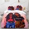 Cartoon Girly King Queen Duvet Cover Watercolor Fashion Girl Pattern Bedding Set Modern Women Polyester Comforter Cover963
