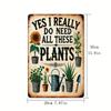 Vintage Metal Plant Sign 20x30cmRetro Iron Wall Plaque for Home Garden Yard Decor