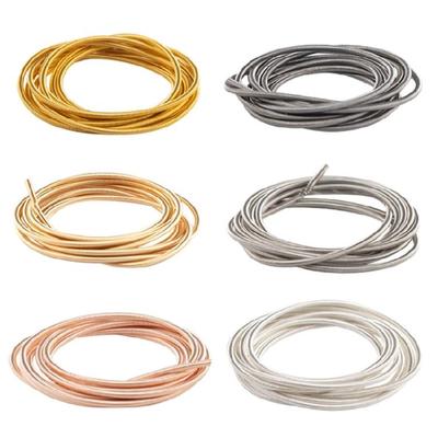 Braccialetto Flessibile a Spirale in Acciaio con Cerchi - Kit per la Creazione di Gioielli